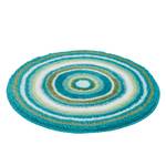 Tapis de bain Mandala Tissu mélangé - Vert - Diamètre : 60 cm