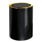 Poubelle salle de bain Golden Clap ABS -  - Capacité : 5 L - Noir