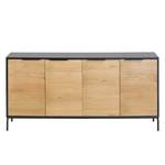 Sideboard Ceduna Eiche / Matt Schwarz