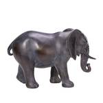 Dekofigur Elefant Polyresin - Grau