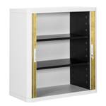 Aktenschrank easyOffice Classic Chic II Kunststoff - Gold / Weiß