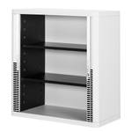 Armoire easyOffice Black/White III Matière plastique - Blanc / Noir