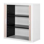 Armoire de bureau easyOffice Vintage II Matière plastique - Blanc