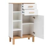 Kleine kast Padua II wit/eikenhout - Wit