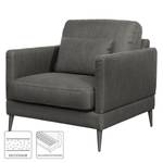 Fauteuil Schore Tissu - Gris foncé