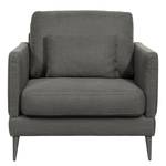 Fauteuil Schore Tissu - Gris foncé