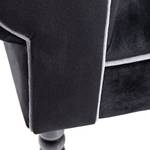 Garderobebank Wing Blossom microvezel/massief berkenhout - meerdere kleuren/zwart