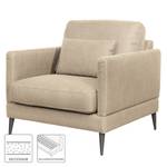 Fauteuil Schore geweven stof - Beige