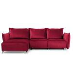 Ecksofa Dolgen Samt - Bordeaux