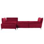 Ecksofa Dolgen Samt - Bordeaux