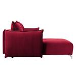 Ecksofa Dolgen Samt - Bordeaux