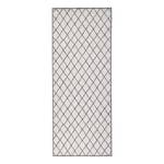 Tapis de couloir Malaga Polypropylène - Gris - 80 x 250 cm