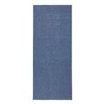 Tapis de couloir Miami Fibres synthétiques - Bleu jean - 80 x 250 cm