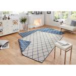 In- & outdoorvloerkleed Malaga polypropeen - Jeansblauw - 200 x 290 cm