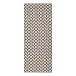 Tapis de couloir Nizza Polypropylène - Marron - 80 x 250 cm