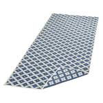 Tapis de couloir Nizza Polypropylène - Bleu jean - 80 x 250 cm