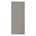 Tapis de couloir Nizza Polypropylène - Noir - 80 x 350 cm