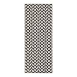 Tapis de couloir Nizza Polypropylène - Noir - 80 x 350 cm