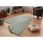 Tapis de couloir Nizza Polypropylène - Vert foncé - 80 x 250 cm