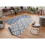 Tapis de couloir Rio Polypropylène - Bleu jean - 80 x 350 cm