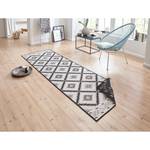 Tapis de couloir Malibu Polypropylène - Noir - 80 x 350 cm