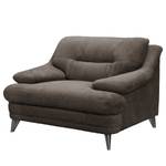 Fauteuil Lutz I Microfibre - Marron foncé