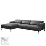 Ecksofa Tuzen Microfaser - Longchair davorstehend links