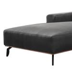 Ecksofa Tuzen Microfaser - Longchair davorstehend links