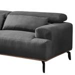 Ecksofa Tuzen Microfaser - Longchair davorstehend links