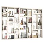 Bibliothèque Emporior IV Blanc crème - Largeur : 295 cm