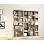 Boekenkast Emporior IV Sonoma eikenhouten look - Breedte: 214 cm