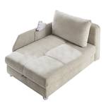 Chaise longue Mirilena geweven stof