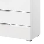 Buffet SKØP x4+2 Blanc brillant / Blanc alpin - Aluminium