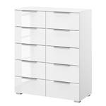 Buffet SKØP x10 Blanc brillant / Blanc alpin - Aluminium