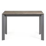 Eettafel Retie I (met uitschuiffunctie) - Antiek grijs - Breedte: 120 cm - Antraciet