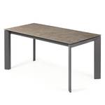 Eettafel Retie I (met uitschuiffunctie) - Antiek grijs - Breedte: 160 cm - Antraciet