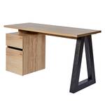 Bureau CLUB C 140 Kerneikenhouten look/betonnen look - Eikenhouten look