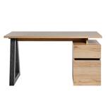 Bureau CLUB C 140 Kerneikenhouten look/betonnen look - Eikenhouten look