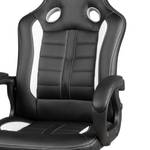 Gaming Chair Fabio kunstleer/kunststof - zwart/wit