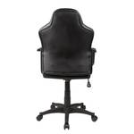 Fauteuil de direction Robin Imitation cuir / Matière plastique - Noir / Rouge carmin