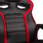 Fauteuil de direction Splash Imitation cuir / Matière plastique - Noir / Rouge