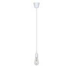 Hanglamp Remanso ijzer - 1 lichtbron - Wit