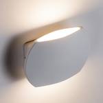 LED-wandlamp Bocca aluminium - 1 lichtbron