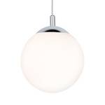 Hanglamp Globe melkglas / chroom - 1 lichtbron