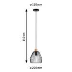 Hanglamp Gravatal aluminium / chroom - 1 lichtbron