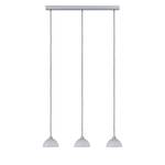 Hanglamp Parana melkglas / chroom - 3 lichtbronnen