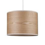 Hanglamp Neta massief rubberboomhout / roestvrij staal - 1 lichtbron