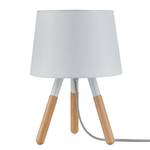 Lampe Berit Tissu mélangé / Hévéa massif - 1 ampoule