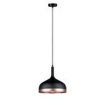 Suspension Embla I Acier inoxydable - 1 ampoule - Noir