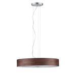 Hanglamp Liska massief rubberboomhout / roestvrij staal - 3 lichtbronnen